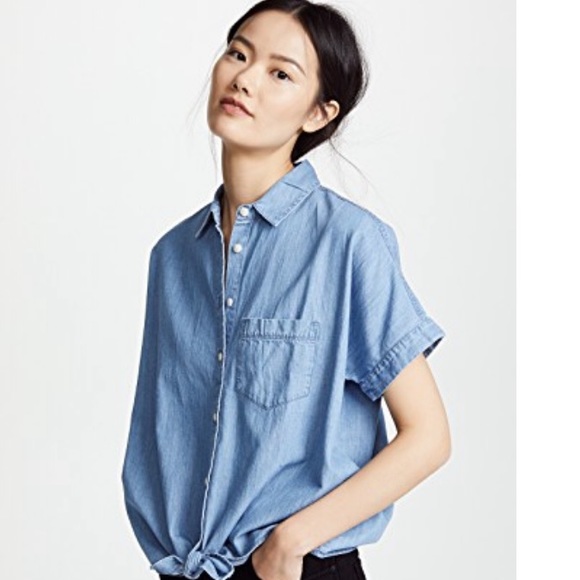 Madewell Chambray Shirt - Picture 1 of 4